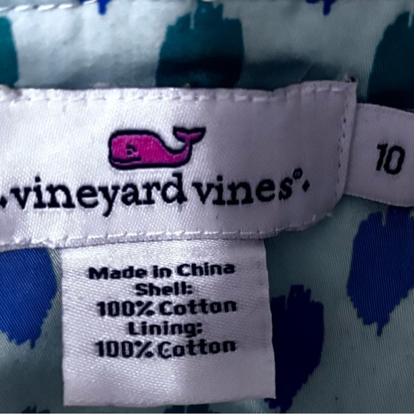 Vineyard Vines Women's Blue and White Mini Dress - Picture 7 of 8